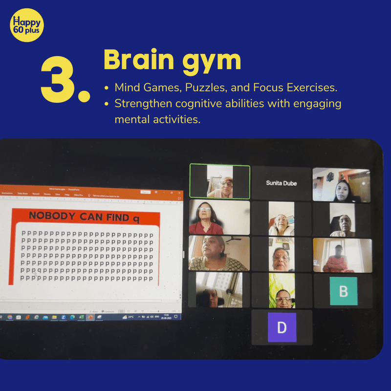 Online Brain Gym - Happy60plus