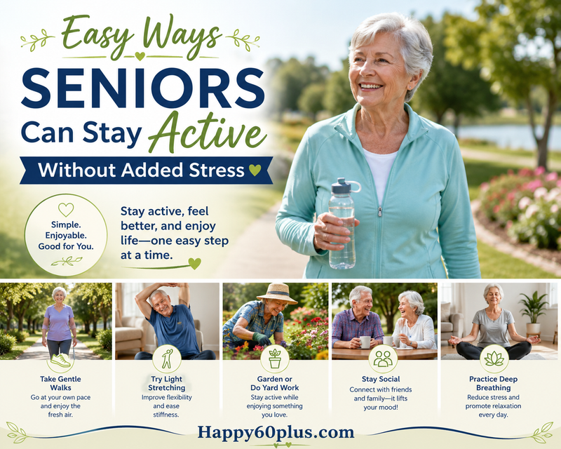 Easy Ways Seniors Can Stay Active Without Added Stress