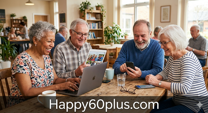 Seniors using technology